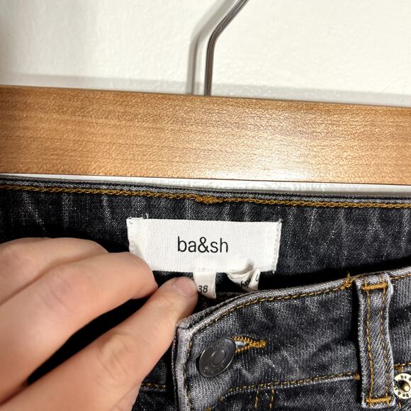 ba&sh Washed Black Bootcut Jeans - Picture 2 of 6